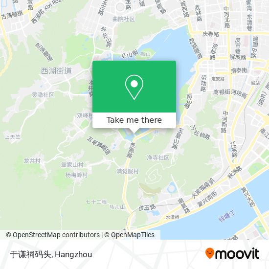 于谦祠码头 map