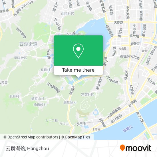 云麟湖馆 map