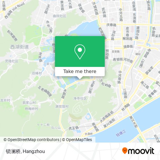 锁澜桥 map