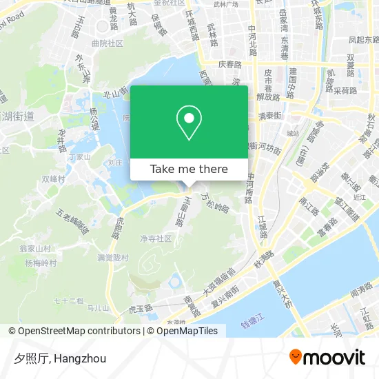 夕照厅 map