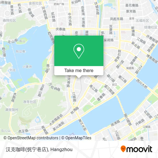 汉克咖啡(抚宁巷店) map