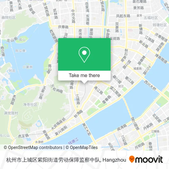 杭州市上城区紫阳街道劳动保障监察中队 map