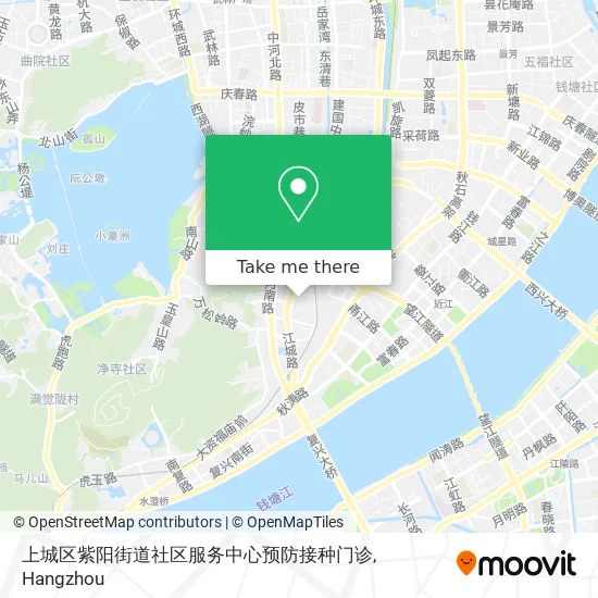 上城区紫阳街道社区服务中心预防接种门诊 map