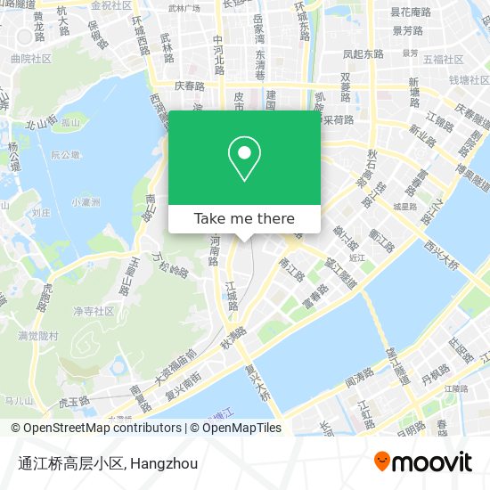 通江桥高层小区 map