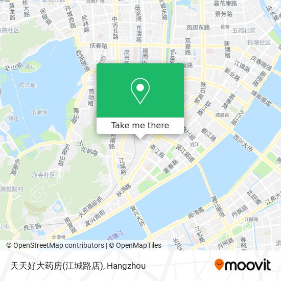 天天好大药房(江城路店) map