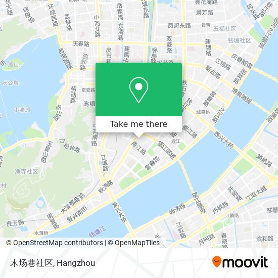 木场巷社区 map