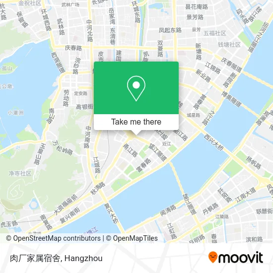 肉厂家属宿舍 map