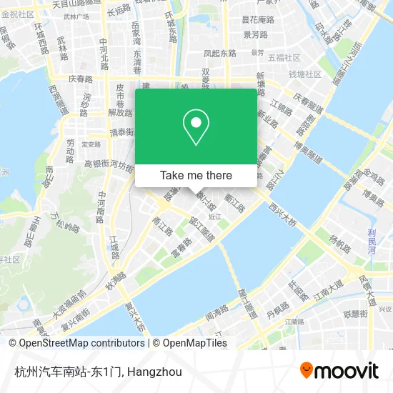 杭州汽车南站-东1门 map