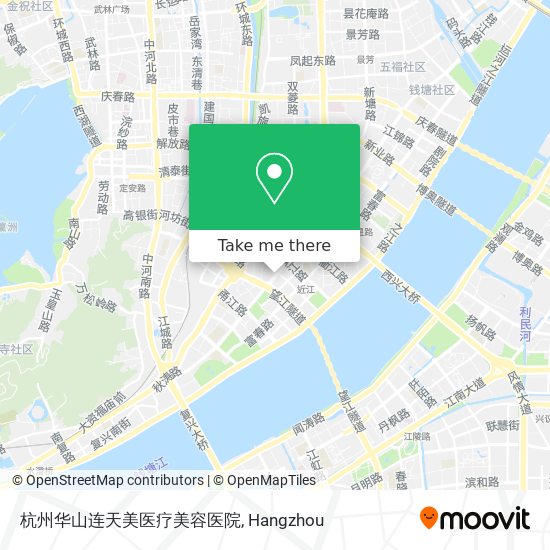 杭州华山连天美医疗美容医院 map