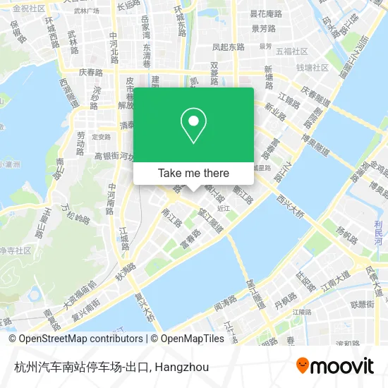 杭州汽车南站停车场-出口 map
