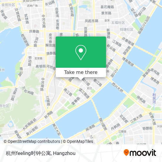 杭州feeling时钟公寓 map