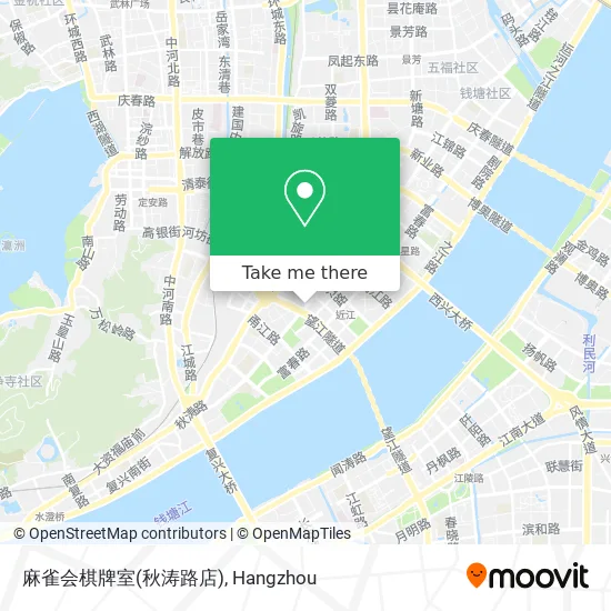 麻雀会棋牌室(秋涛路店) map