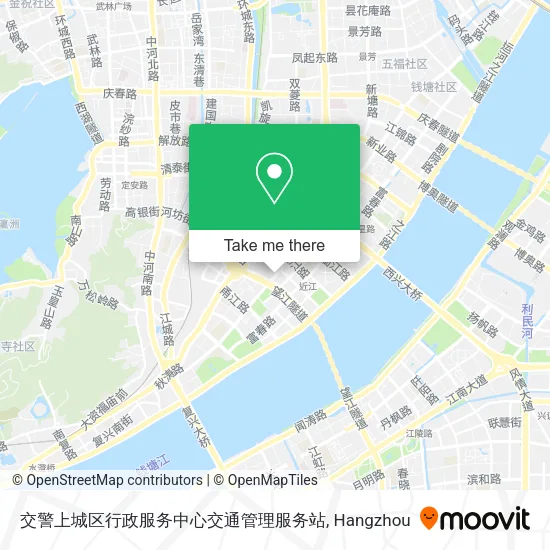 交警上城区行政服务中心交通管理服务站 map