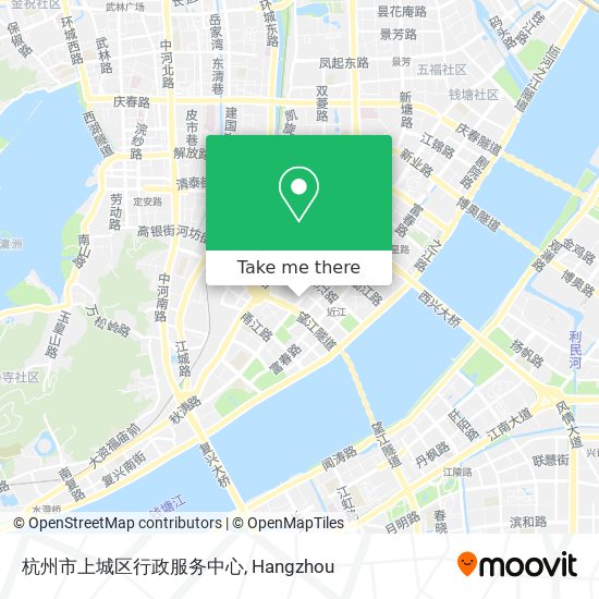 杭州市上城区行政服务中心 map