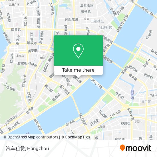 汽车租赁 map