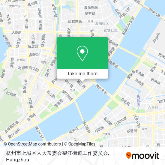 杭州市上城区人大常委会望江街道工作委员会 map