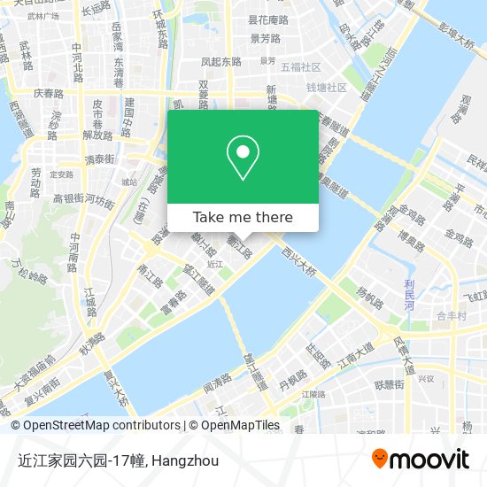近江家园六园-17幢 map