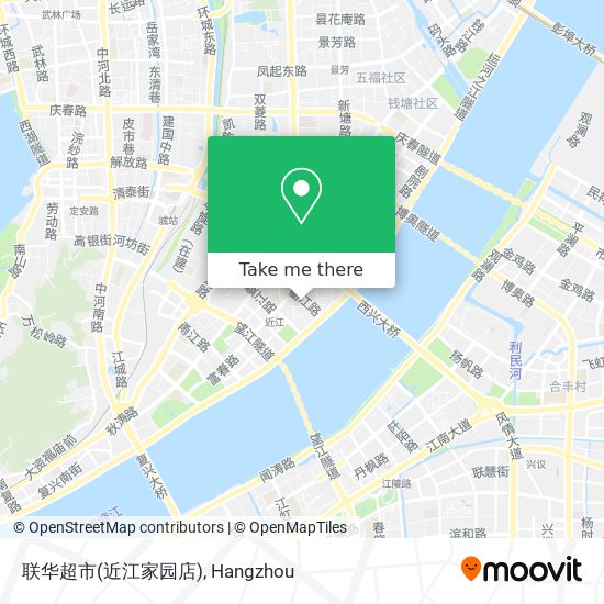 联华超市(近江家园店) map