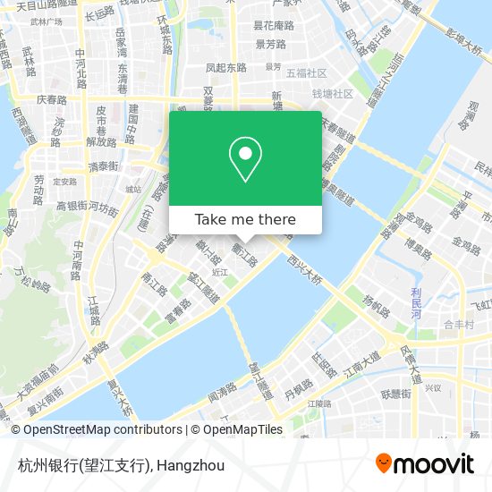 杭州银行(望江支行) map