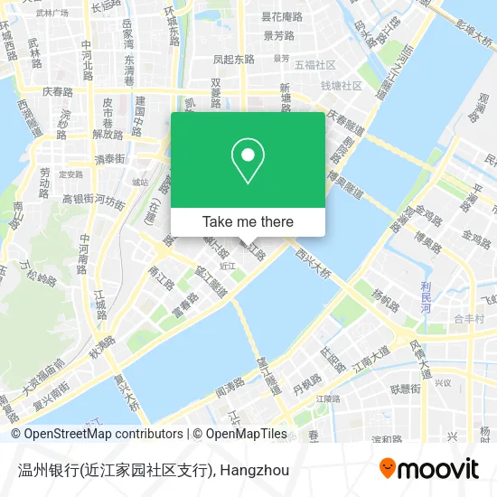 温州银行(近江家园社区支行) map