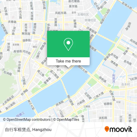 自行车租赁点 map