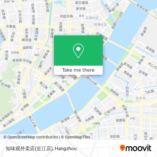 知味观外卖店(近江店) map