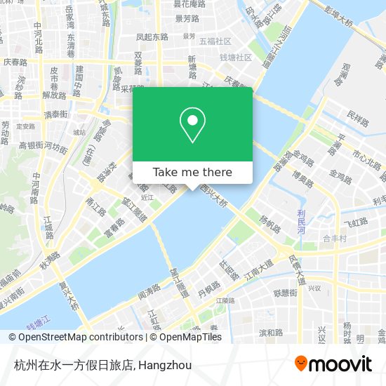 杭州在水一方假日旅店 map