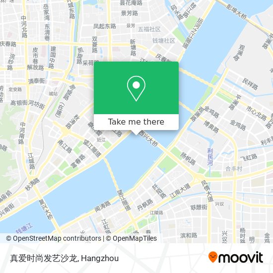 真爱时尚发艺沙龙 map