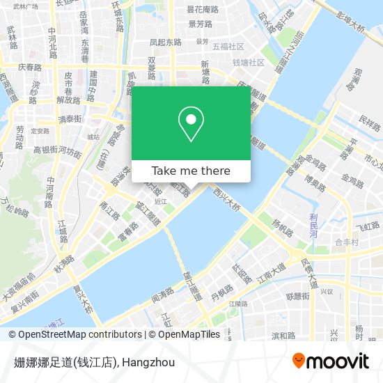 姗娜娜足道(钱江店) map