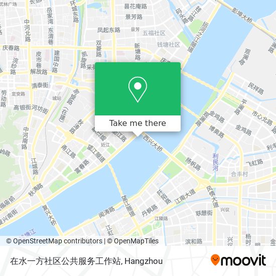 在水一方社区公共服务工作站 map