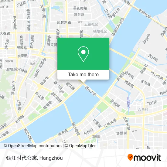 钱江时代公寓 map