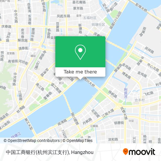 中国工商银行(杭州滨江支行) map