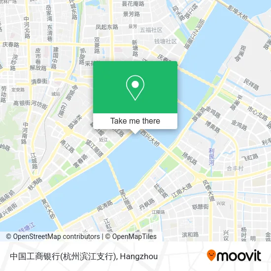 中国工商银行(杭州滨江支行) map