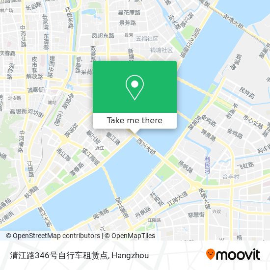 清江路346号自行车租赁点 map