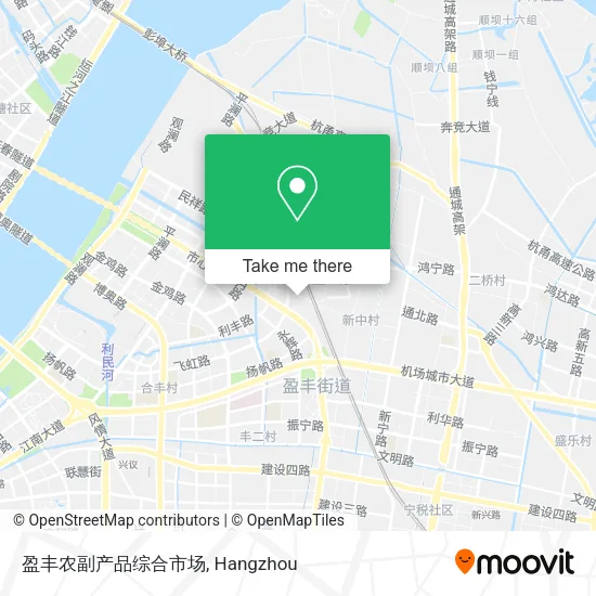 盈丰农副产品综合市场 map