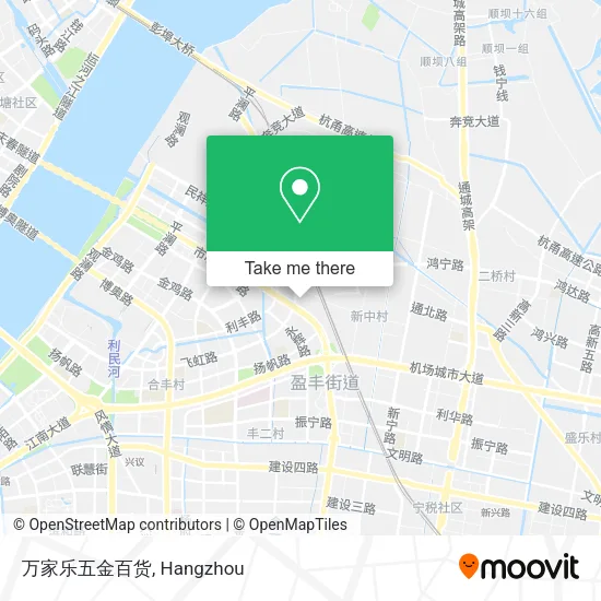 万家乐五金百货 map