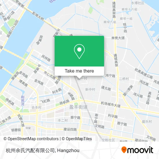 杭州余氏汽配有限公司 map