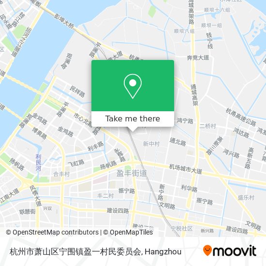 杭州市萧山区宁围镇盈一村民委员会 map