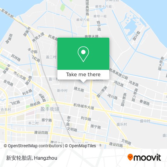 新安轮胎店 map