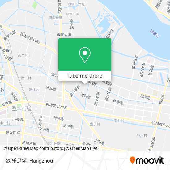 踩乐足浴 map
