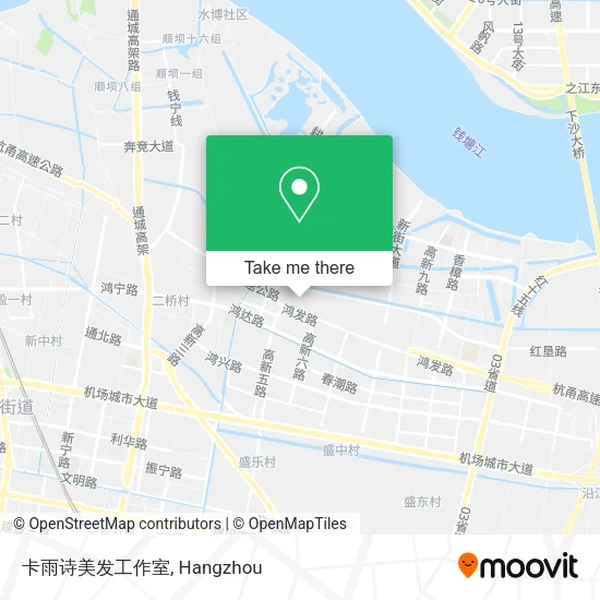 卡雨诗美发工作室 map