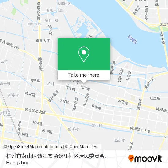 杭州市萧山区钱江农场钱江社区居民委员会 map