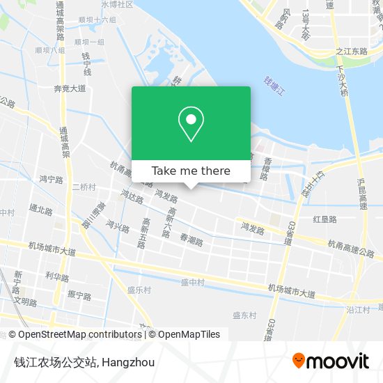 钱江农场公交站 map