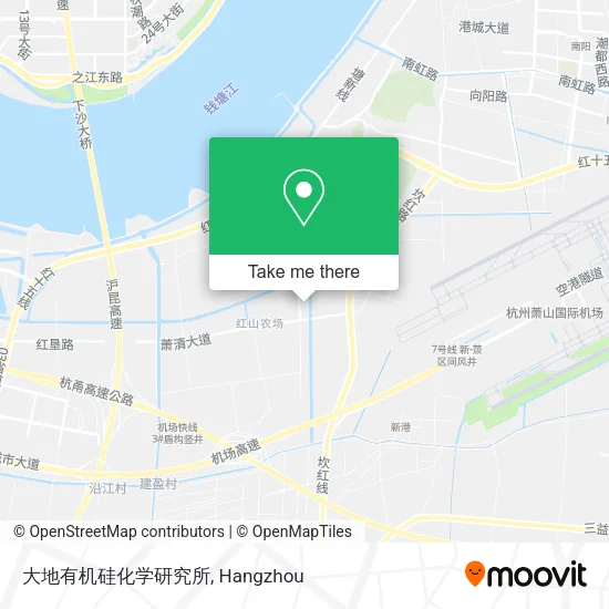 大地有机硅化学研究所 map