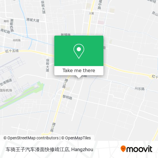 车骑王子汽车漆面快修靖江店 map