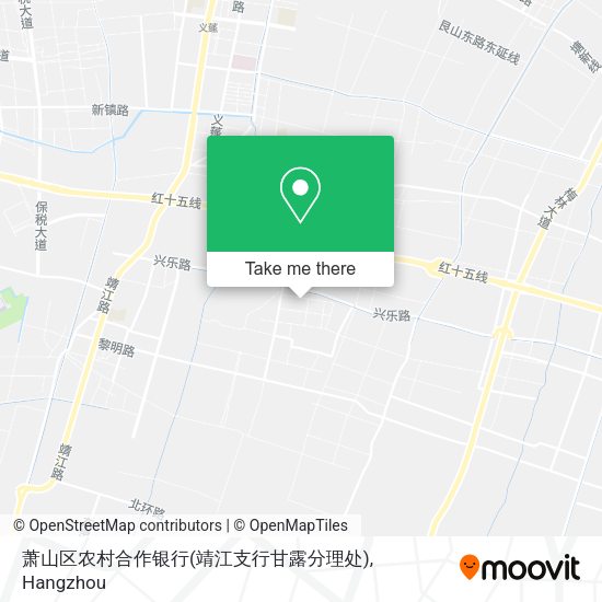 萧山区农村合作银行(靖江支行甘露分理处) map