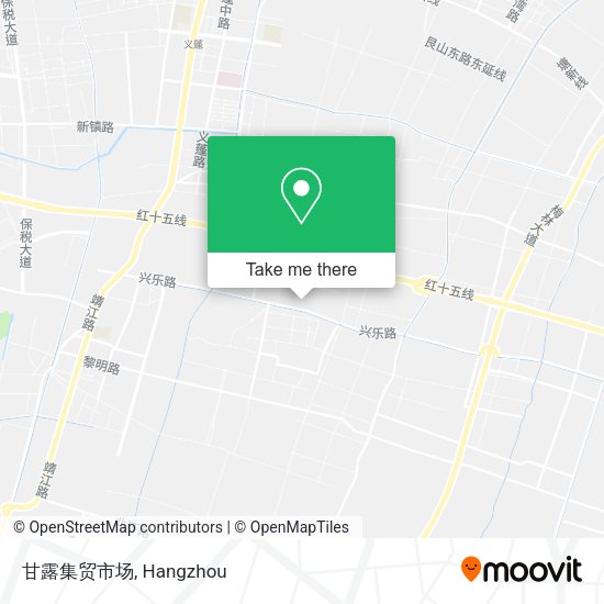 甘露集贸市场 map