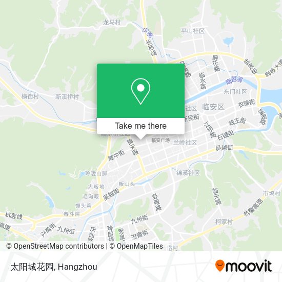 太阳城花园 map