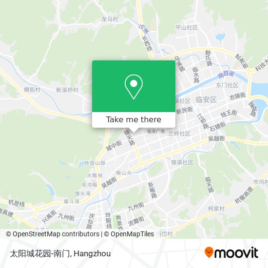 太阳城花园-南门 map