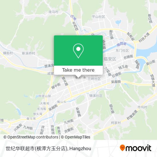 世纪华联超市(横潭方玉分店) map